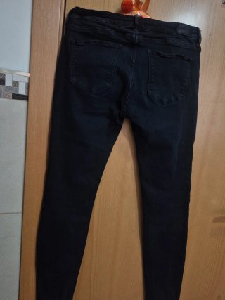 Vaqueros Zara Woman Negros