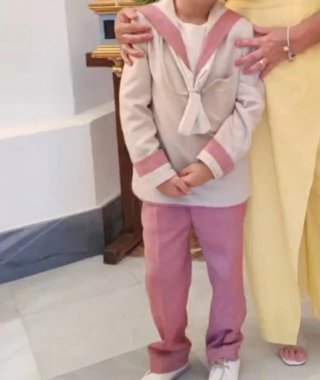Traje Comunión Marinero Niño Rosa