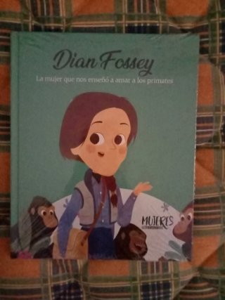 Libro de personajes  para niños "Dian  Fossey"