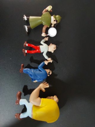 Lote PVC Mortadelo, Filemón,super y Tronchamulas