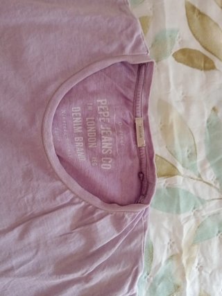 Camiseta Pepe Jeans Manga Corta Rosa