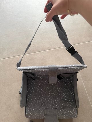 Saro Trona Portátil Gris Estrellas