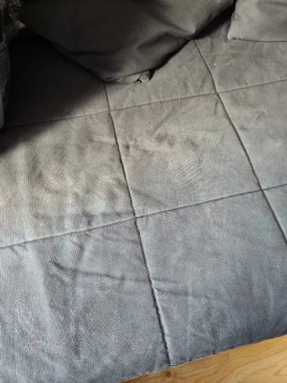 Sofá Cama Ikea Gris Azulado