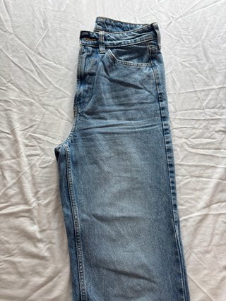 Jeans H&M Talla 4 Tiro Alto Rectos Nuevos