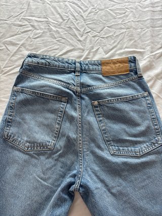 Jeans H&M Talla 4 Tiro Alto Rectos Nuevos
