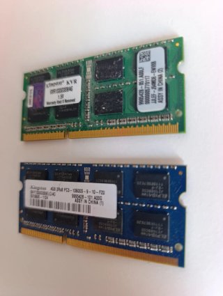 2  Memoria RAM Kingston 4GB DDR3 PC3-10600S RAM