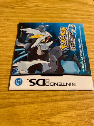 Manual Pokémon Edición Negra 2 Nintendo DS