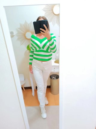 Pantaloni skinny bianchi ALCOTT donna