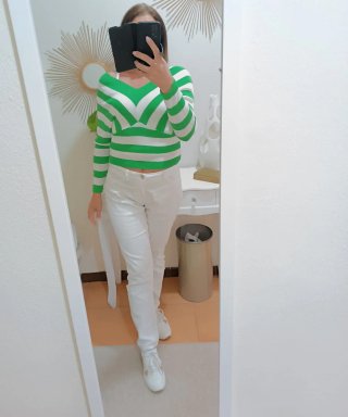 Pantaloni skinny bianchi ALCOTT donna
