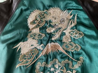 Cazadora Sukajan Hoshihime Bordada Dragones
