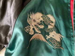 Cazadora Sukajan Hoshihime Bordada Dragones