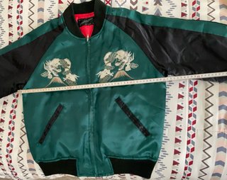 Cazadora Sukajan Hoshihime Bordada Dragones