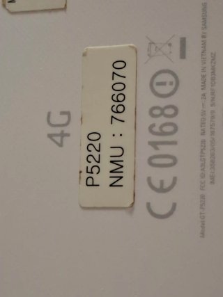 Tablet Samsung Bianca