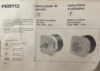 Actuador Neumático Giratorio Festo DSM-40-270 P