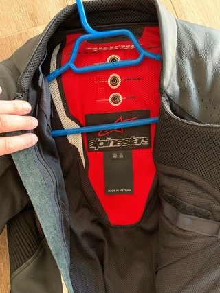 Mono de cuero Alpinestars ORBITER, talla 50