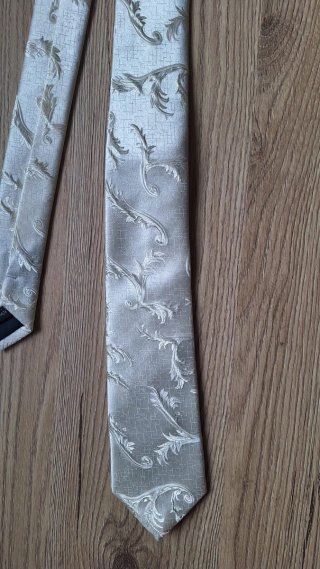 Traje de noche blanco estampado Talla M