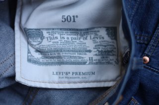 Levi's 501 Shorts Originales Azules