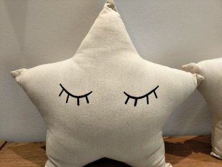 2 Cojines Estrella Beige