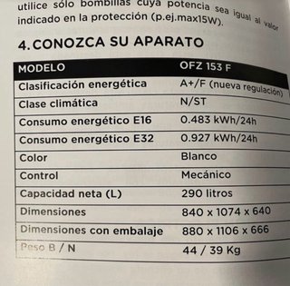 Arcón 290L RECOGER YA