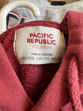 Sudadera granate STRATFIELD
