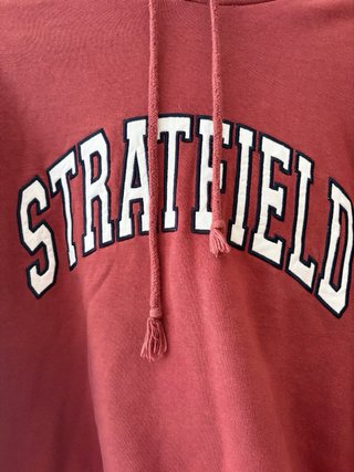 Sudadera granate STRATFIELD