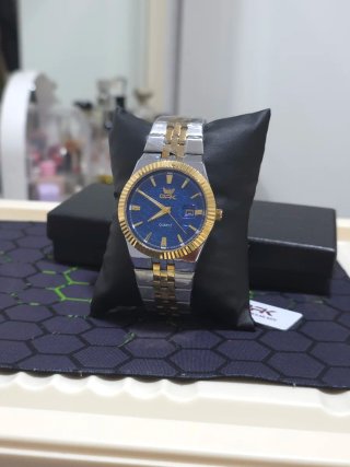 Reloj OPK Hombre Azul y Dorado