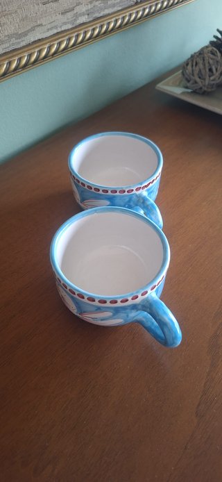 Tazze in ceramica artigianale italiana