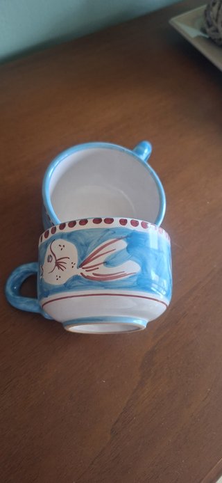 Tazze in ceramica artigianale italiana