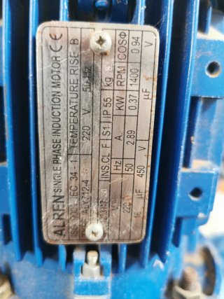 Trituradora hojas hierbas secas + motor