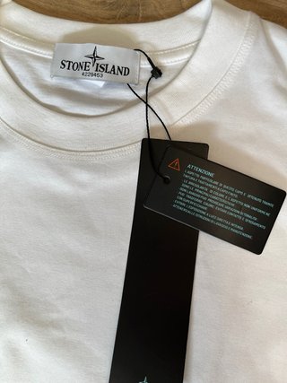 Camiseta Stone Island Blanca Talla s