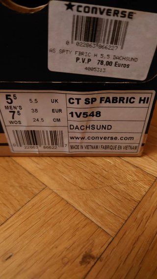 Zapatillas Converse Marrones Corduroy Talla 38