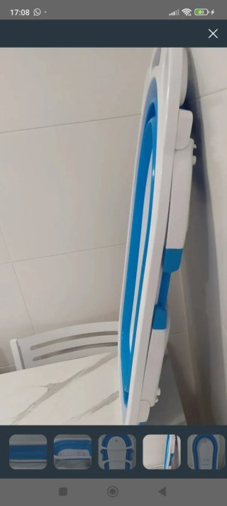 Bañera plegable para bebé Asalvobaby