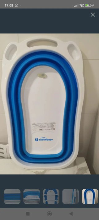 Bañera plegable para bebé Asalvobaby