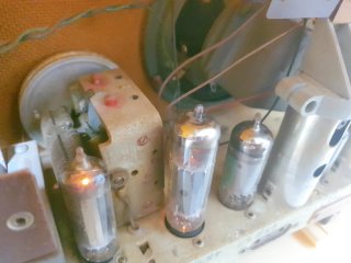 Radio baquelita antigua válvulas vintage época