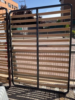 Somier lamas madera 135x180