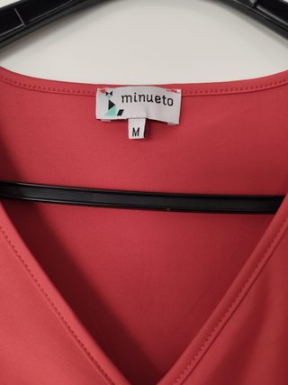 Body Rojo Minueto Manga Larga Talla M