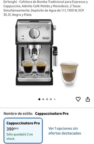 Cafetera Delonghi Expresso 35.31