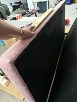 Cabecero cama Westwing Rosa 160 x 80 x 8 cm.