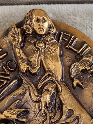 Medaglia Bronzo Dorato Paolo VI - 1968