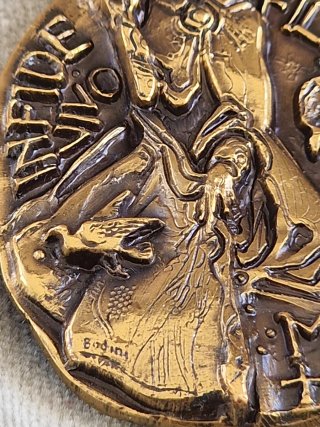 Medaglia Bronzo Dorato Paolo VI - 1968