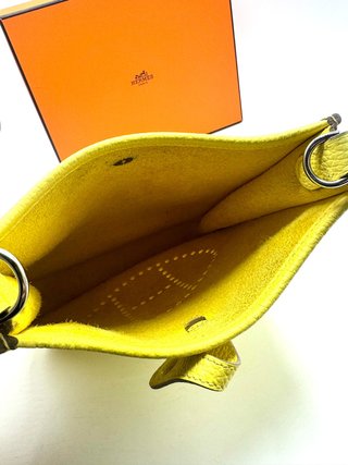 Bolso Hermès Evelyne Amarillo