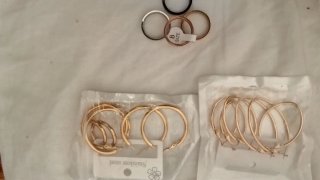 Lote Pendientes Oro y Plata