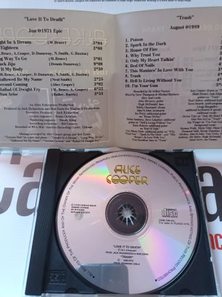 CD Alice Cooper Love It To Death / Trash