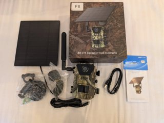 Cámara Trail 4G LTE EIOTCLUB con Panel Solar