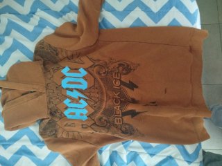 Sudadera AC/DC Marrón solo venta en persona