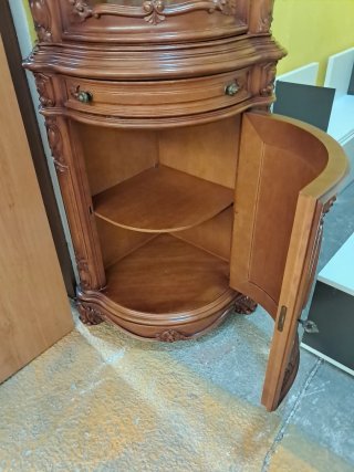 Vitrina Esquinera Clásica Madera