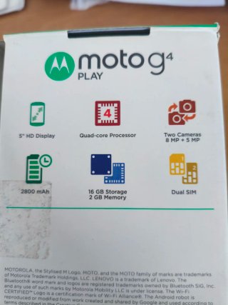 Motorola Moto G4 Play Negro