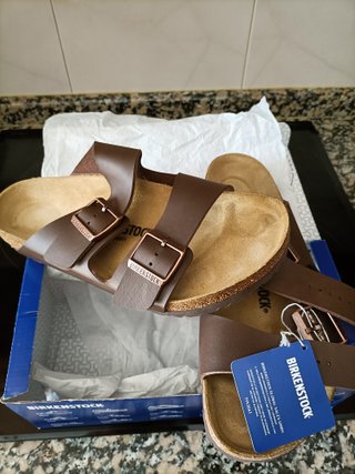 Chanclas Birkenstock Arizona Marrón Talla 43