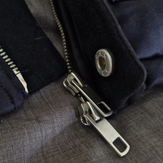 Abrigo largo y acolchado de estilo informal-Hombre