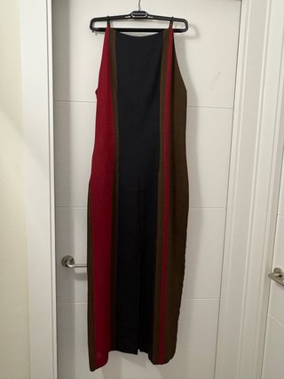 Vestido largo fiesta tirantes T44